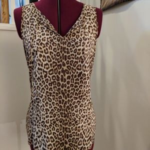 Lucky Brand Leopard Print Tank Top